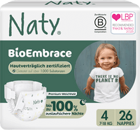 BioEmbrace luiers maat 4 (7-18 kg), 26 stuks