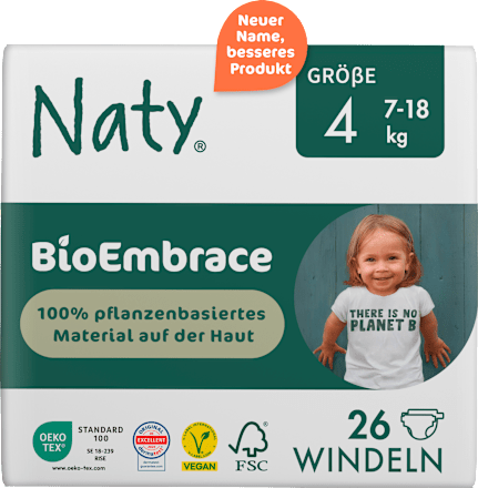 BioEmbrace luiers maat 4 (7-18 kg), 26 stuks