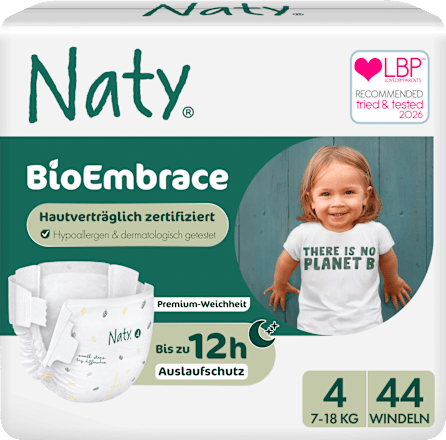 Windeln BioEmbrace Gr. 4 (7-18 kg), 44 St