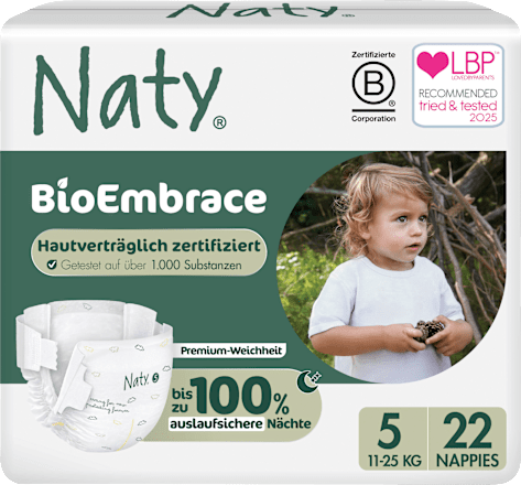BioEmbrace luiers maat 5 (11-25 kg), 22 stuks