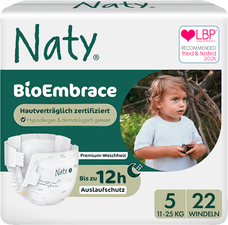 Windeln BioEmbrace Gr. 5 (11-25 kg), 22 St