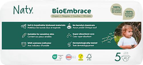 Windeln BioEmbrace Gr. 5 (11-25 kg), 40 St