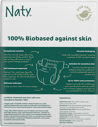 BioEmbrace luiers maat 6 (16+ kg), 17 stuks