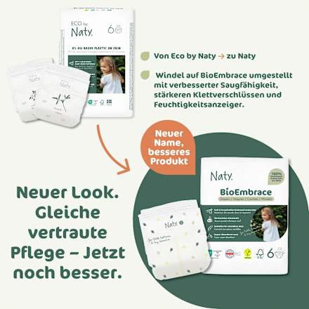 BioEmbrace luiers maat 6 (16+ kg), 17 stuks