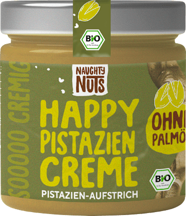 Pistaziencreme, Happy Pistazien-Aufstrich, 200 g NAUGHTY NUTS