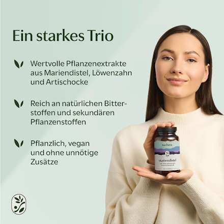 Mariendistel mit Löwenzahnwurzel & Artischockenextrakt Kapseln 120 St, 72 g