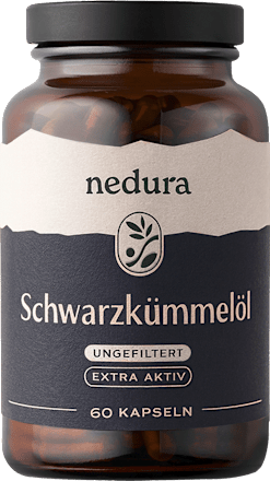 Schwarzkümmelöl ungefiltert extra aktiv Kapseln 60 St, 54 g
