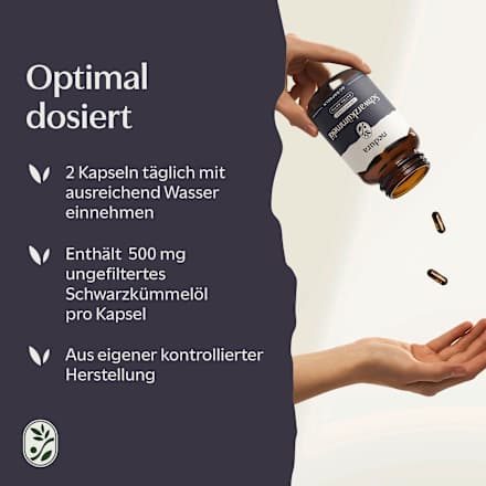 Schwarzkümmelöl ungefiltert extra aktiv Kapseln 60 St, 54 g