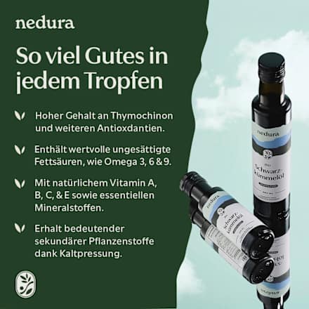 Schwarzkümmelöl ungefiltert, 500 ml