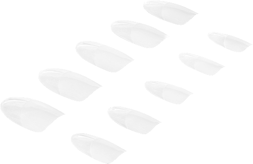 Invisible Flexi Tips 01 - Clear Oval, 300 St