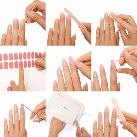 Nagelfolien Gel Sticker Easy On M08, 20 St