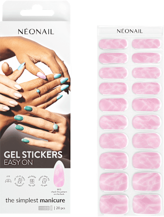 Nagelfolien Gel Stickers Easy On M13, 20 St NÉONAIL