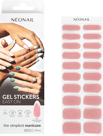 Nagelfolien Gel Stickers Easy On M16, 20 St NÉONAIL