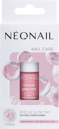 Nagelpflege Rescue Glow Tint, 3in1 Nail Conditioner, Glitter Rose, 7,2 ml