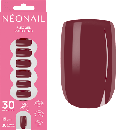 Press Ons Merlot Short Square, 30 St