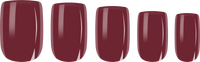 NÉONAIL Press Ons Merlot Short Square, 30 St