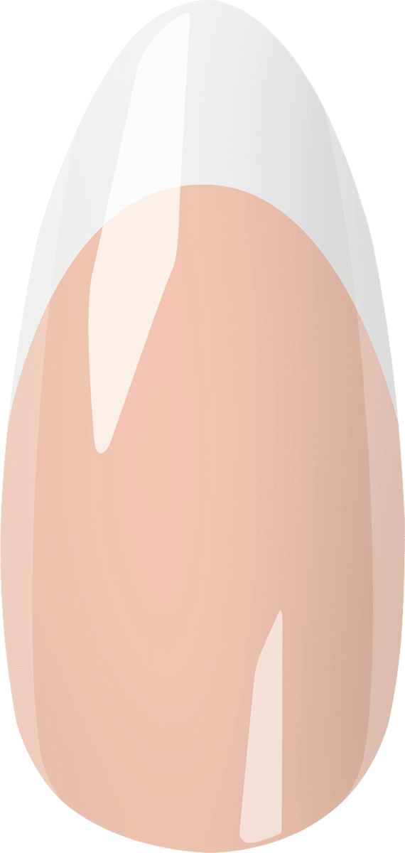 NÉONAIL Press Ons Perfect French Medium Almond, 32 St