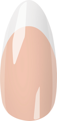 NÉONAIL Press Ons Perfect French Medium Almond, 32 St