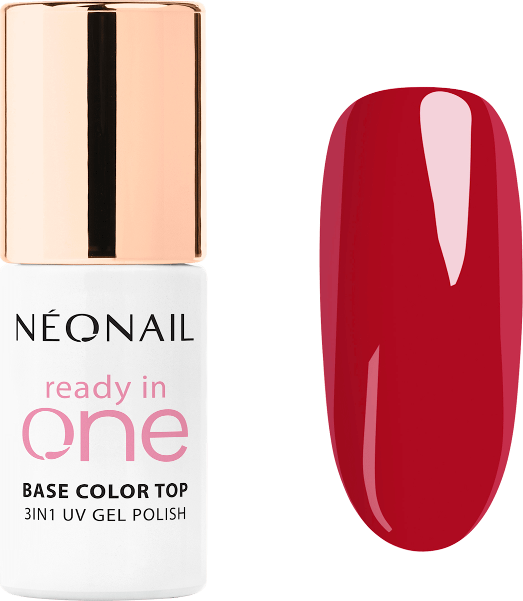 UV Nagellack 3in1  - Ready in One - One Berry Red 12, 7,2 ml