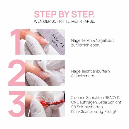 UV Nagellack 3in1 - Ready in One - One Coconut Milk 02, 7,2 ml