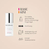 UV Nagellack Base 6in1 Silk Protein, 7,2 Millimeter