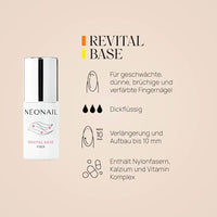 UV Nagellack Base Revital Fiber, 7,2 ml
