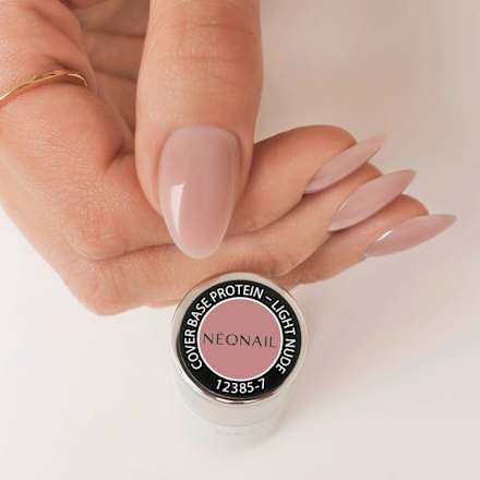 UV Nagellack Cover Base Protein Light Nude, 7,2 ml