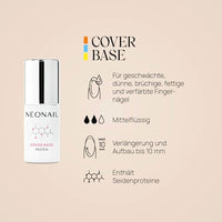 UV Nagellack Cover Base Protein Natural Nude, 7,2 ml