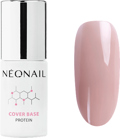 UV Nagellack Cover Base Protein Natural Nude, 7,2 ml