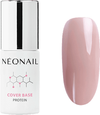 UV Nagellack Cover Base Protein Natural Nude, 7,2 ml