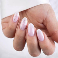 UV Nagellack Top Glow Gold Flakes, 7,2 Millimeter