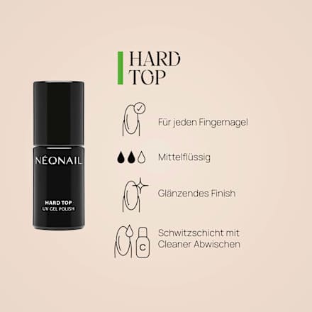 UV Nagellack Top Hard, 7,2 ml