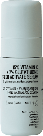 Gesichtsserum 15% Vitamin C + 2% Glutathione Fresh Active, 30 ml