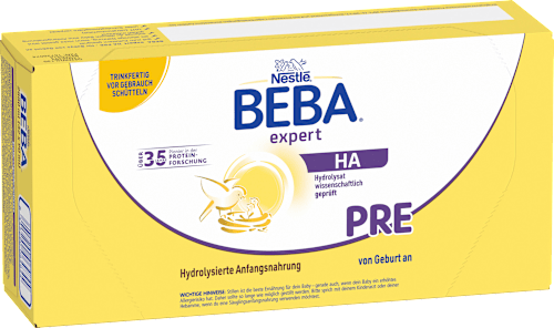 Anfangsmilch Expert HA Pre trinkfertig, von Geburt an, 32x90ml, 2,88 l
