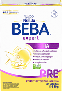 Anfangsmilch Expert HA Pre von Geburt an, 550 g