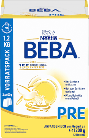 Anfangsmilch Pre von Geburt an, 1.200 g