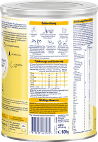 Anfangsmilch Pre von Geburt an, 800 g