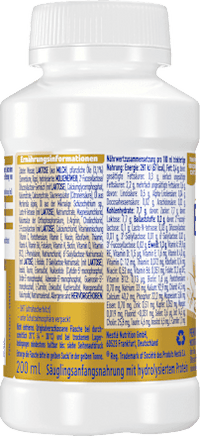 Anfangsmilch Supreme Pre trinkfertig von Geburt an, 200 ml