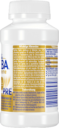 Anfangsmilch Supreme Pre trinkfertig von Geburt an, 200 ml