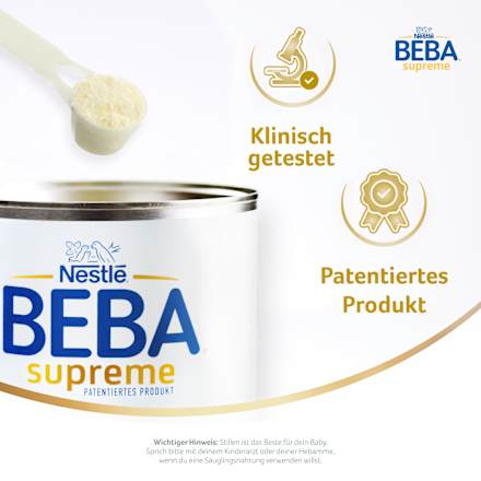 Anfangsmilch Supreme Pre von Geburt an, 800 g