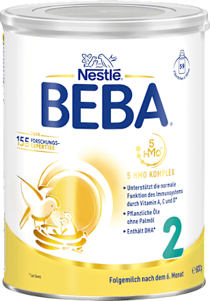 Folgemilch 2 nach dem 6. Monat, 800 g