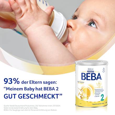 Folgemilch 2 nach dem 6. Monat, 800 g