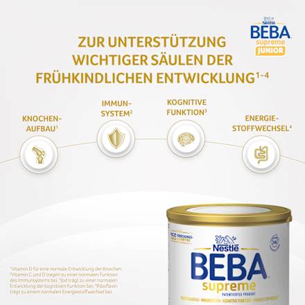 Kindermilch Supreme Junior 1+, ab 1 Jahr, 800 g