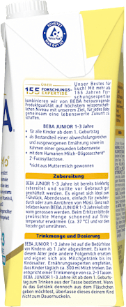 Milchgetränk, trinkfertig, Junior, ab 1 Jahr, 0,5 l