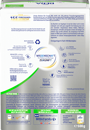 Spezialnahrung Comfort + von Geburt an, 500 g