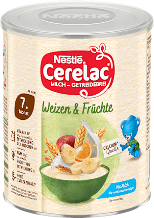 Getreidebrei Milch Weizen & Früchte ab dem 7. Monat, 350 g