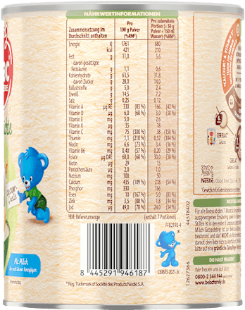 Getreidebrei Milch Weizen & Früchte ab dem 7. Monat, 350 g