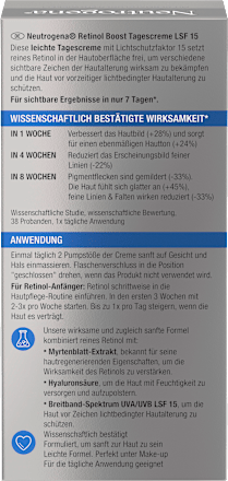Anti Age Gesichtscreme Retinol Boost LSF 15, 50 ml