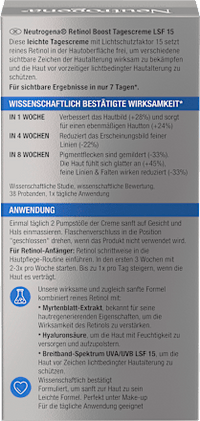 Anti Age Gesichtscreme Retinol Boost LSF 15, 50 ml
