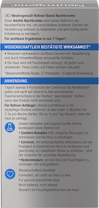 Anti-aging nachtcrème Retinol Boost, 50 ml